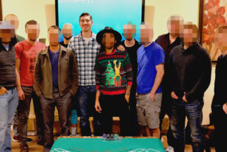 Blackjack training bootcamp group photo